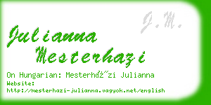 julianna mesterhazi business card